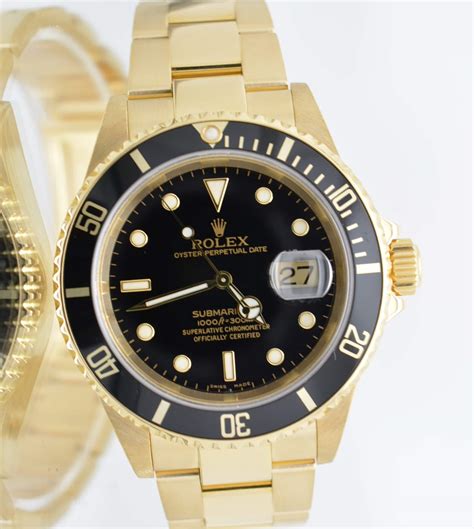 solid gold submariner.